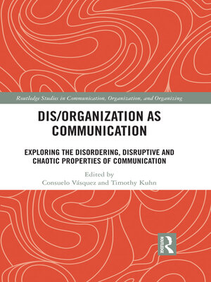 cover image of Dis/organization as Communication